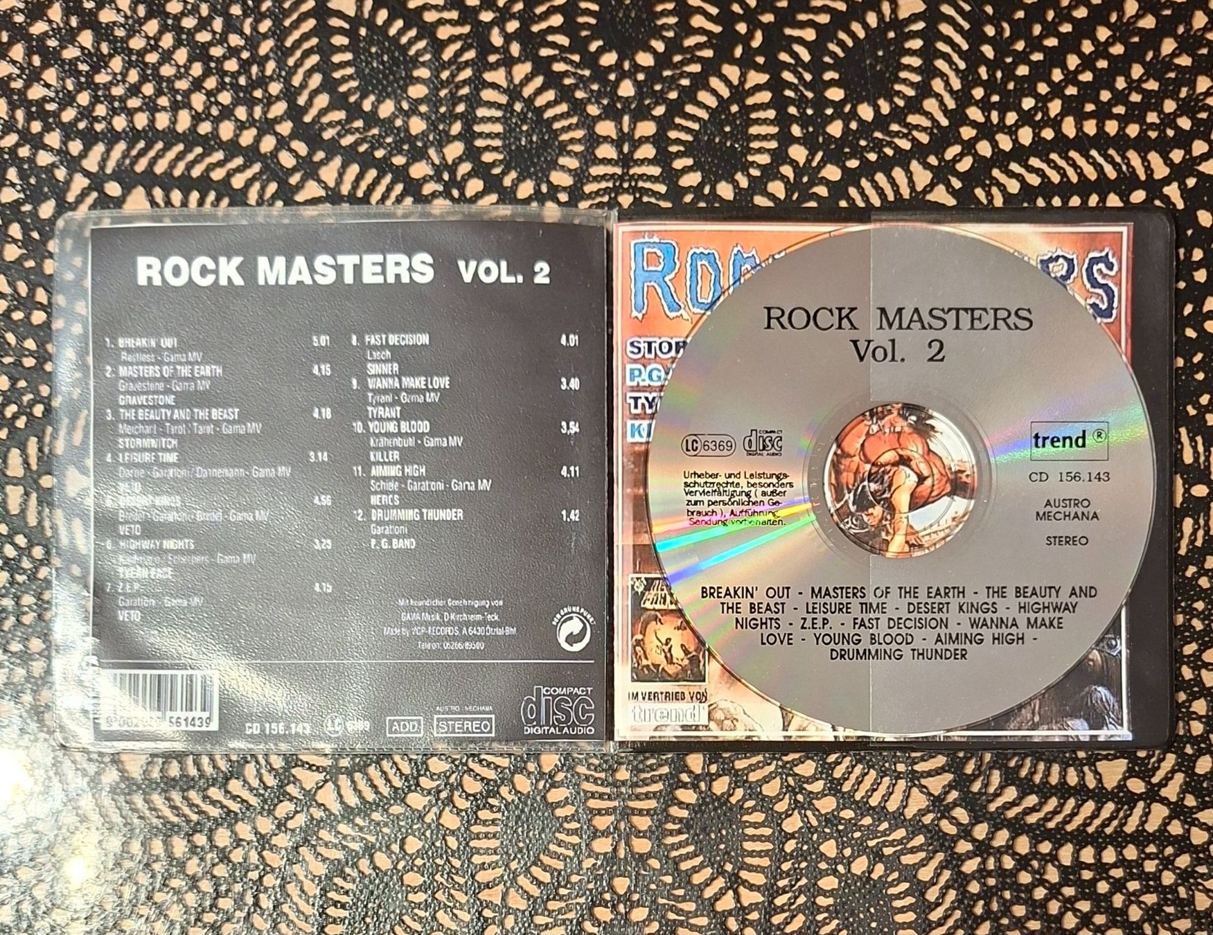 CD: Rock Masters Vol.2, Heavy Metal/Hardrock Hit Compilation – Usato da Amriswil venduto da Celini3 2