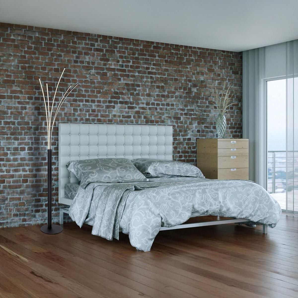 Lampade: LED Stehleuchte, Dimmbar, 187 cm Höhe – Nuovo (secondo la descrizione) da Kreuzlingen venduto da Smart-Light 1