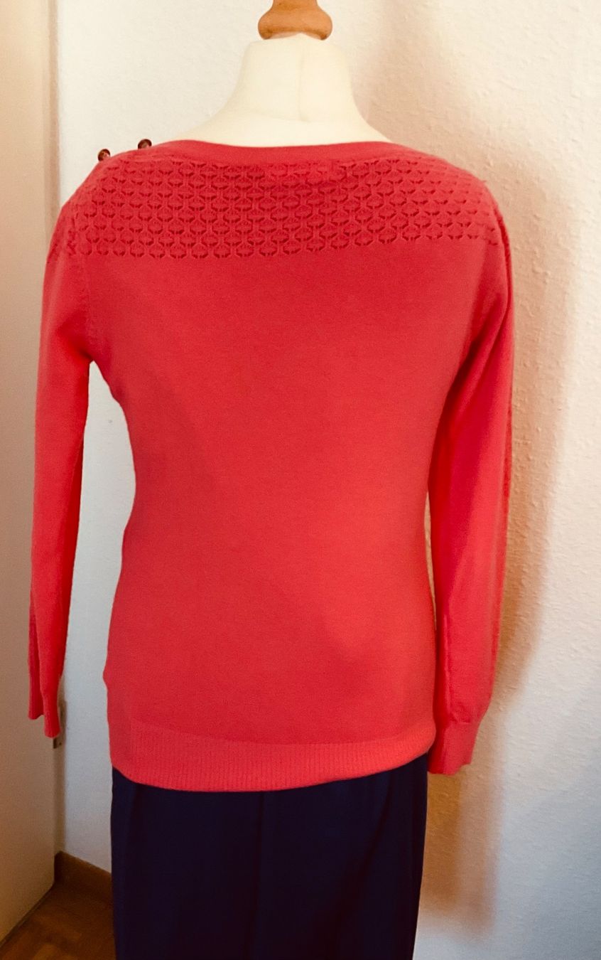 Pullover & Sweatshirts: Cadeau superbe pull X MAX en cachemire couleur corail, t. L – Gebraucht aus Genève von Mazelyne 3