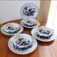 Vintage Porzellan Set, Copeland Spode England Blue Bird