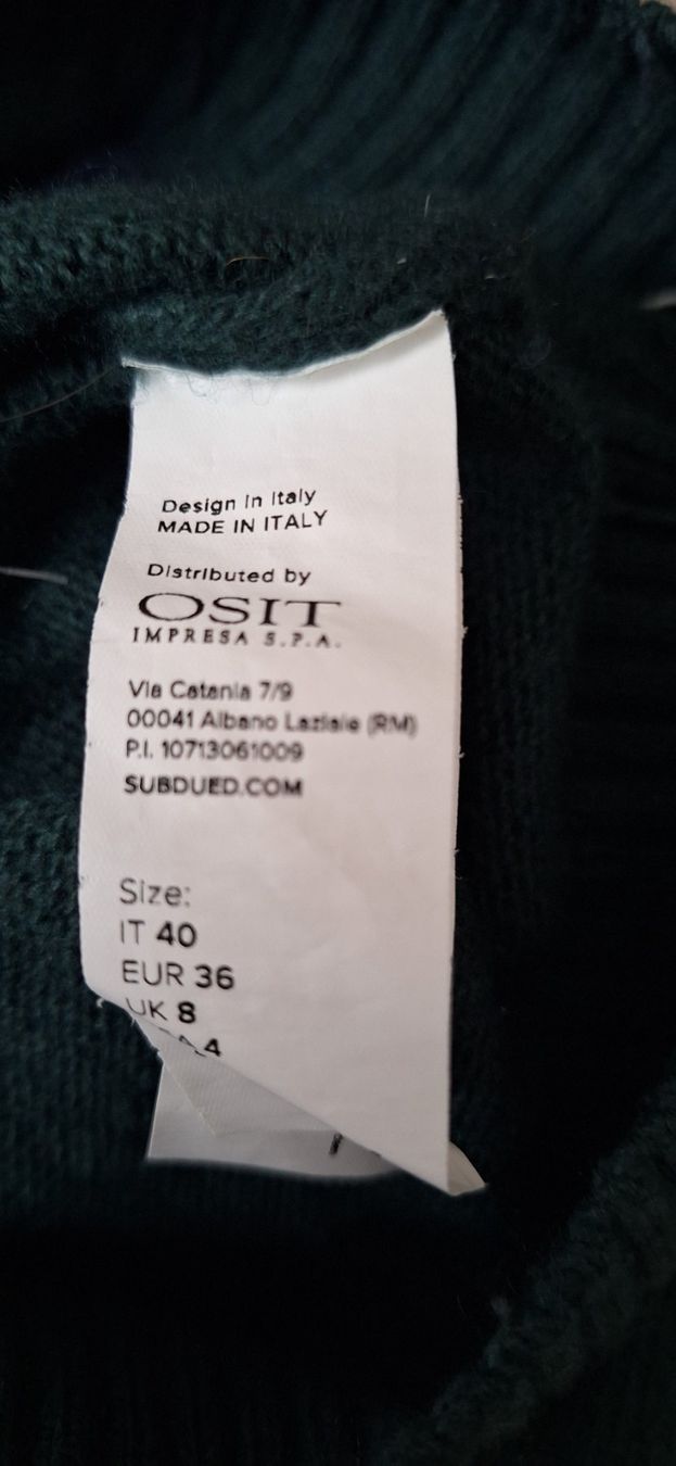Pullover & Sweatshirts: Pull vert foncé , taille 36 – Gebraucht aus St-Triphon von Jldr0 3