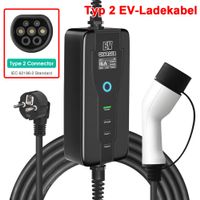 E-Auto Tragbare EV-Ladekabel Typ 2 16A