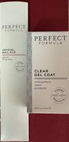 PERFECT FORMULA Clear Gel Coat 18 ml & Kristall Nagelfeile