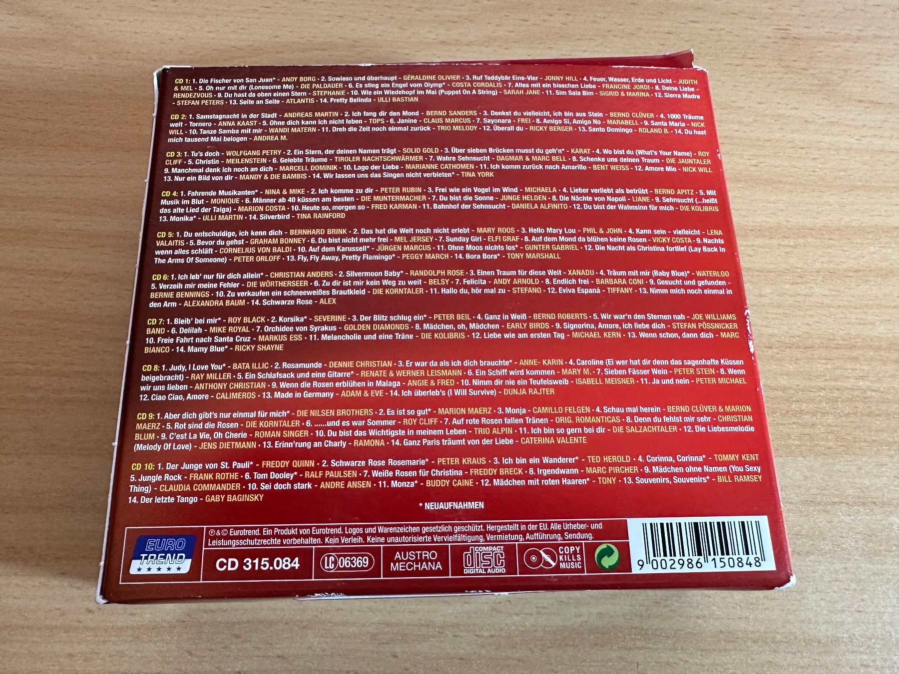 CDs: Various – Schlager Diamanten - 10 CD – Gebraucht aus Rikon im Tösstal von Alpenmutz 1