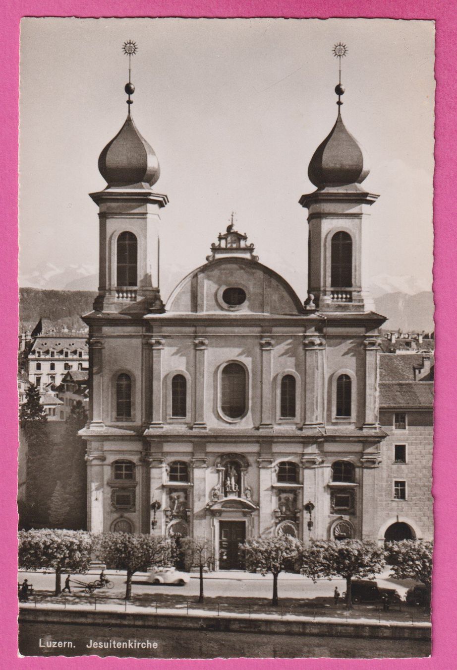 Cartes postales: Luzern Jesuitenkirche – D'occasion à Einsiedeln par dillie