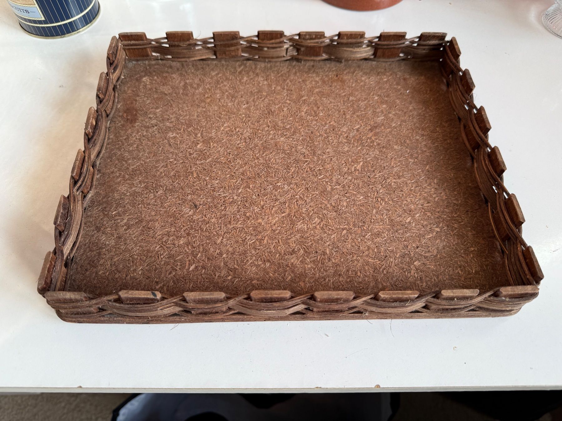 Piatti di portata: Vintage Servier-Tablett   -  ca. 30  x  24 cm – Usato da Bern venduto da rewe45
