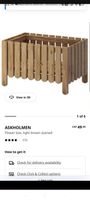 ASKHOLMEN Flower box light brown stained