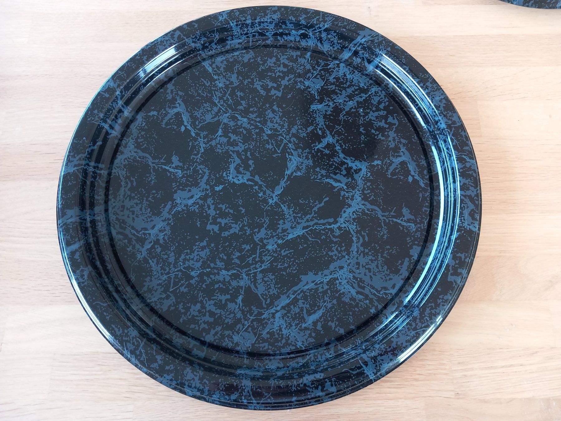 Piatti di portata: 3 Kunststoffplatten, Hartplastik, 30/40cm Durchmesser – Nuovo e nell'imballaggio originale da Oensingen venduto da SpiPhEg46 6