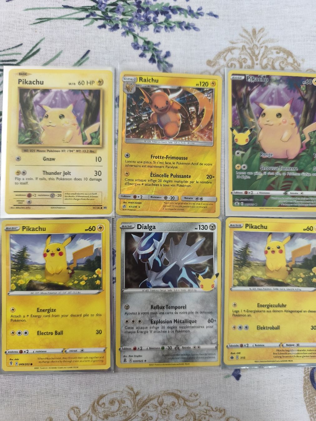 Pokémon Cartes à collectionner: lot 6 cartes Pokémon  – Neuf (Voir description) à Orbe par don_ym8h