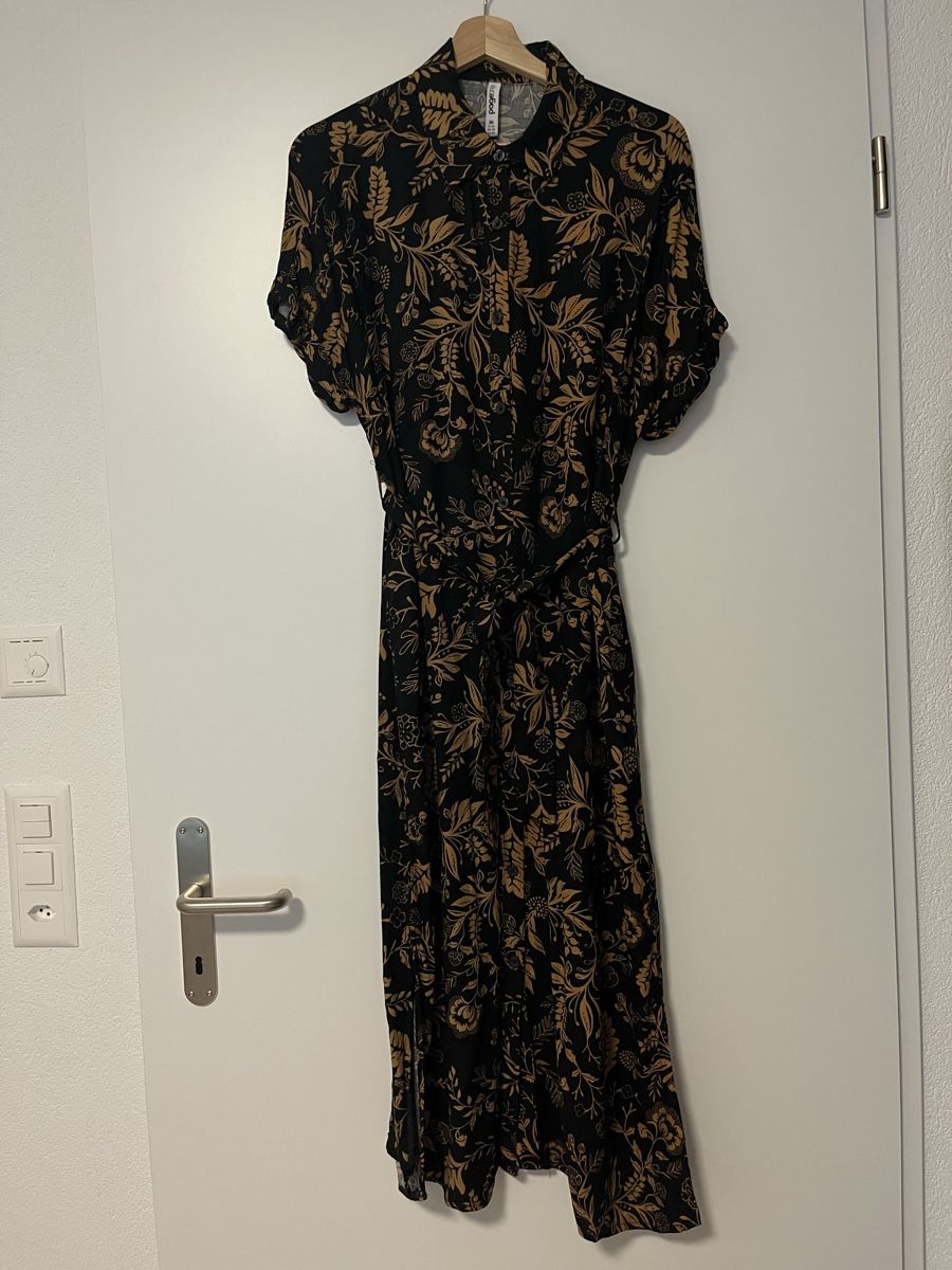 Vestiti: Blusenkleid schwarz-braun 36 neu – Nuovo (secondo la descrizione) da Birrwil venduto da vanyboo