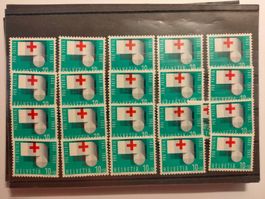 je 20 x Postfrische Pro Patria 1963