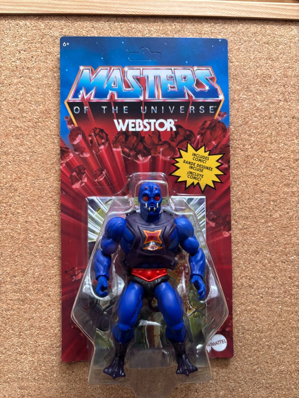 Giocattoli: Masters of the Universe Webstor Figur – Nuovo e nell'imballaggio originale da Binningen venduto da samorga21