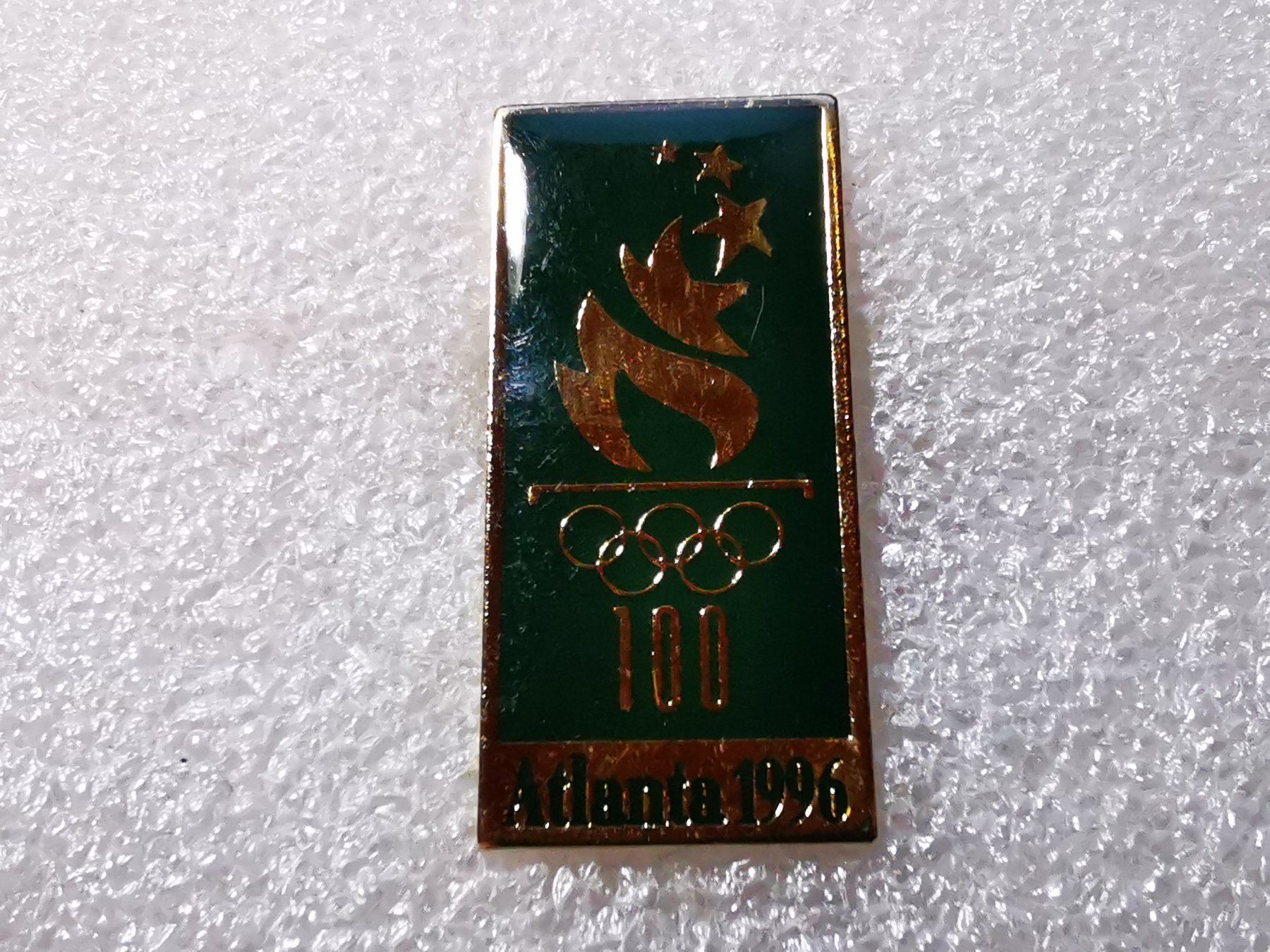 Placchette & Badge: Ansteckpin 31:Olympia Atlanta 1996 – Usato da Oppligen venduto da Pin-Fall-Shop