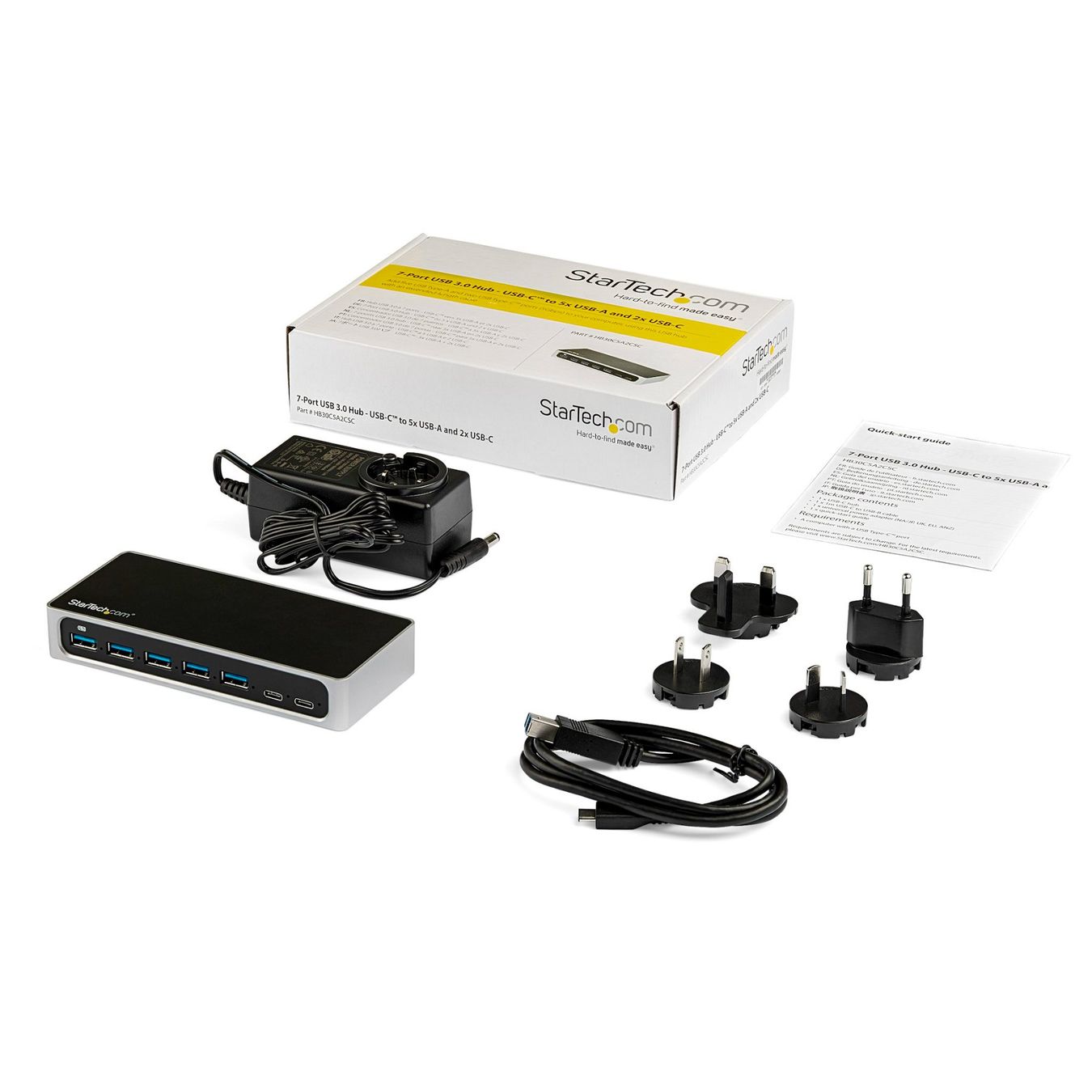 Hubs & Switches: 20x StarTech HUB USB 2x USB-C + 5x USB-A 3.0 – Neu und originalverpackt aus Dielsdorf von Meier20