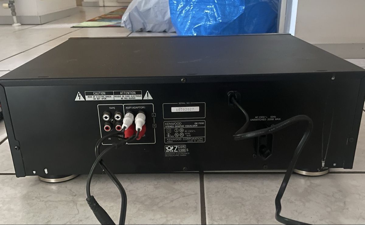 Kenwood Egaliseurs: Vendo KENWOOD stereo graphic equalizer GE-7030  – D'occasion à Mezzovico par esa_d9tc 4
