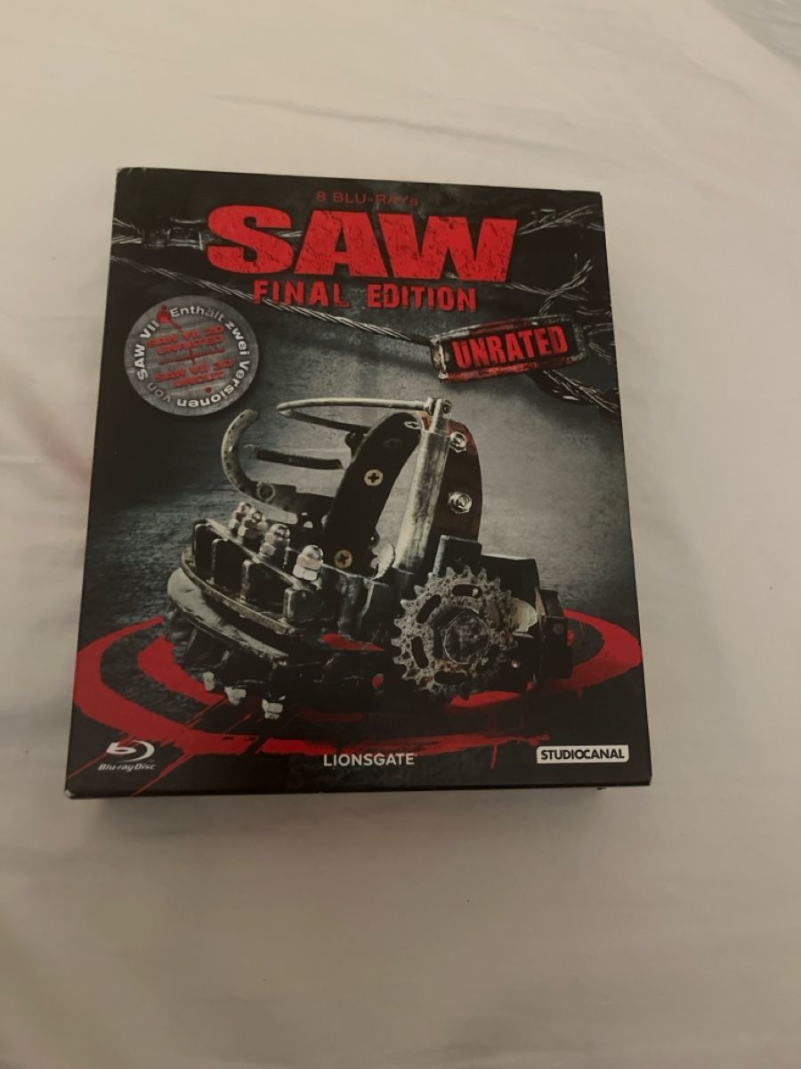 Tutti i DVDs: SAW Final Edition Blu-ray Box 8- Disc Set – Usato da Sargans venduto da pat_lqj7