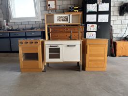 Spielküche Holz mit Zubehör guter Zustand