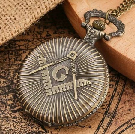 Freimaurer Taschenuhr - Montre de poche Franc-masson