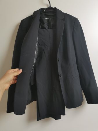 Anzug / Greiff / Blazer 32 / Hose 36 / grau