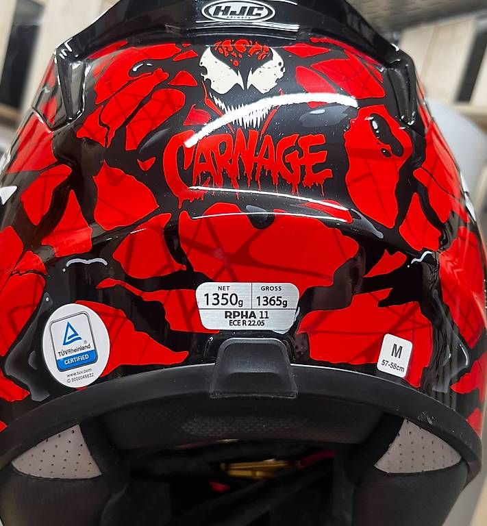 Caschi & visiere: Motorradhelm HJC Carnage Grösse M – Usato da St. Gallen venduto da CarpeDiem9 4
