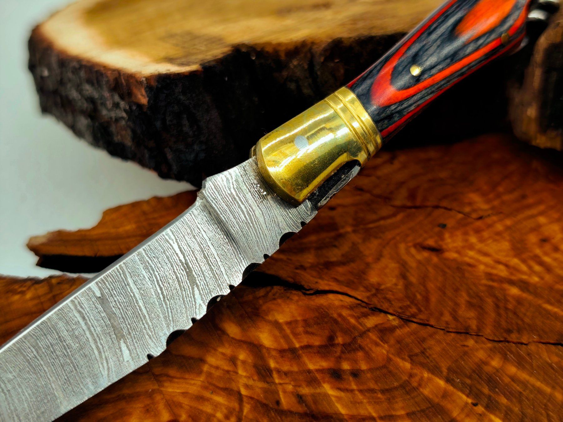 Accessori: Laguiole Damast Messer Klappmesser echtes Damastmesser – Nuovo e nell'imballaggio originale da Arlesheim venduto da Premius_1 4