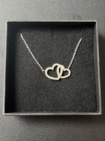 Kette, Silber 925, Doppelherz