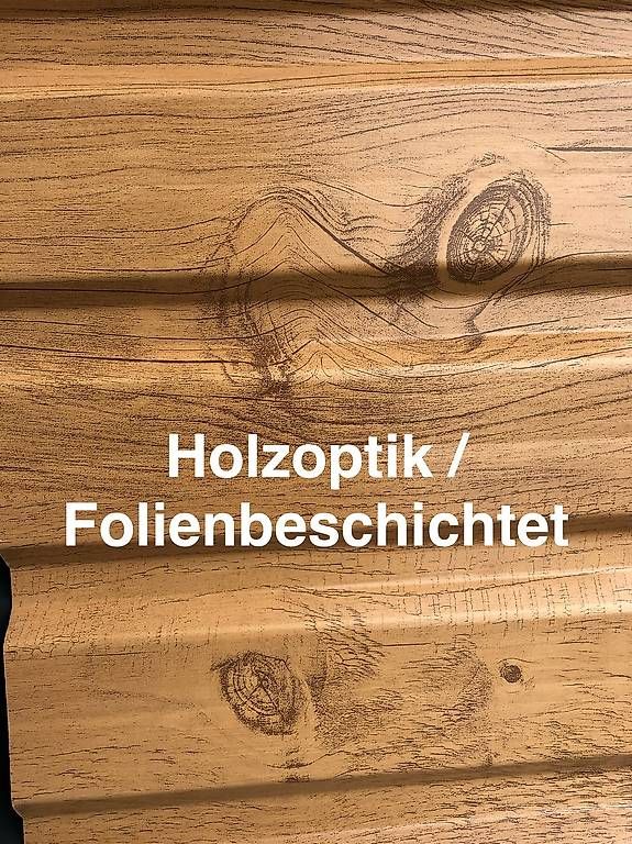 Sonstige Baumaterialien: 4.5m Trapezprofilblech in Holzoptik Wandprofil – Neu und originalverpackt aus Bichelsee von 123Tremp321