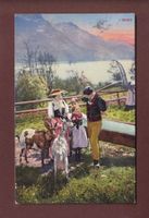 PAYSANS et Chevres / BAUERN und Ziegen - 1914