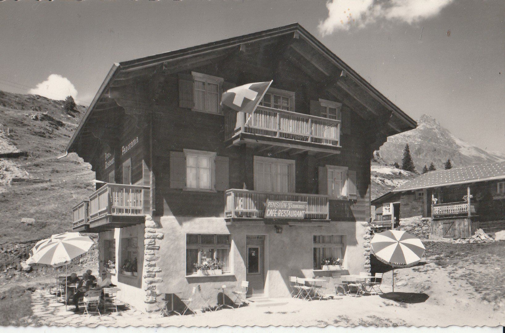 Cartoline postali: Pension Bettmeralp – Usato da Lumbrein venduto da made02
