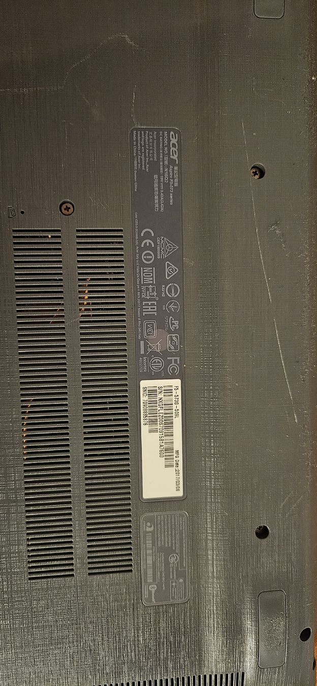 Acer Notebook: Laptop Acer – Difettoso da Schwellbrunn venduto da chr_9cpp 2