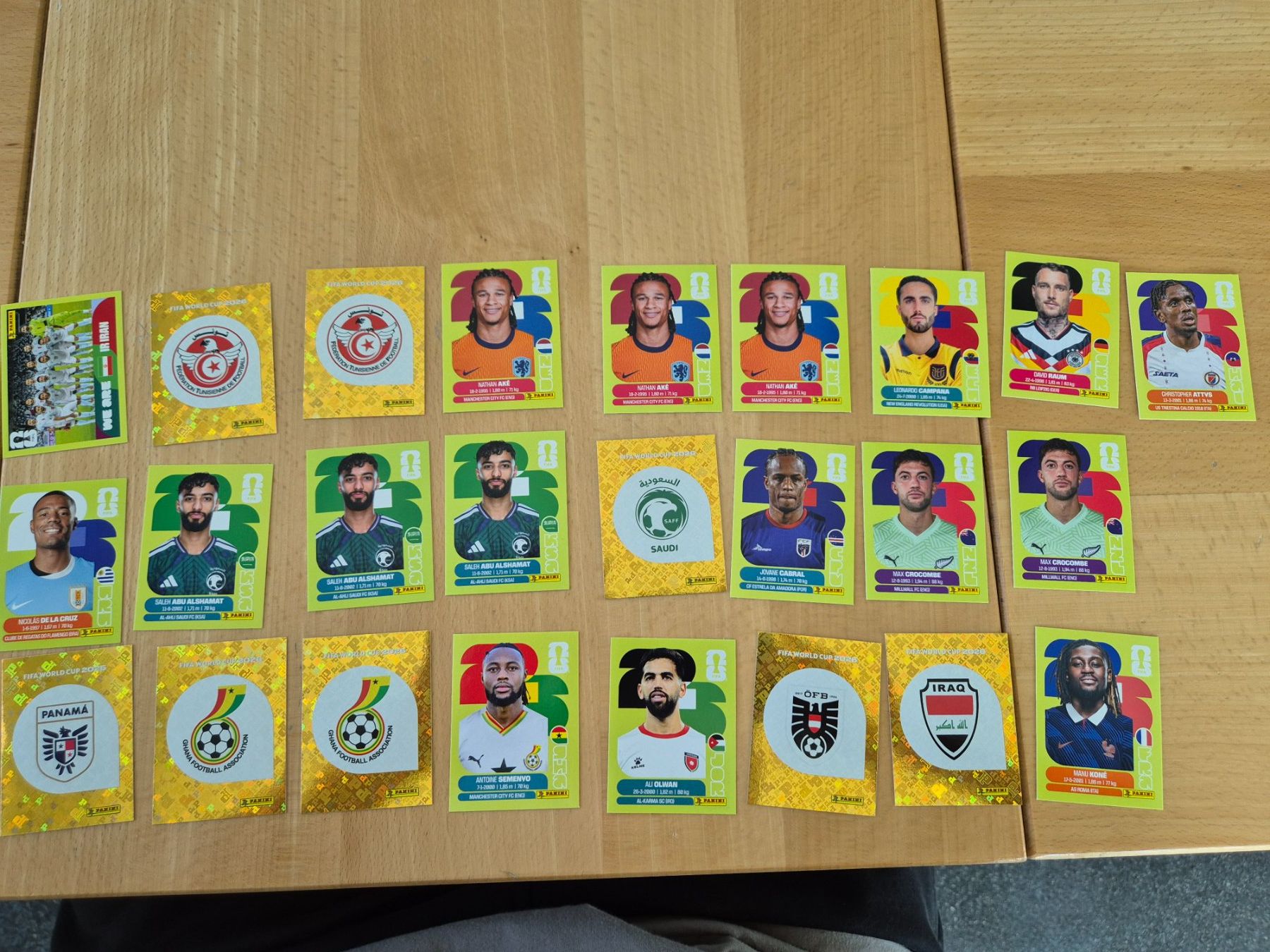 Panini Carte collezionabili: 170 Panini WM 2026 Sticker + Saliba Cola + 40 Digital Code – Nuovo (secondo la descrizione) da St. Ursen venduto da nud_x7g8 1