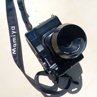 Mamiya6 inkl. Obj. 3.5/75mm Format 6x6. Funktion i.O.Zubehör