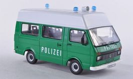 VW LT 28 Bus Hochdach 1986-1993 Polizei Deutschland grün /