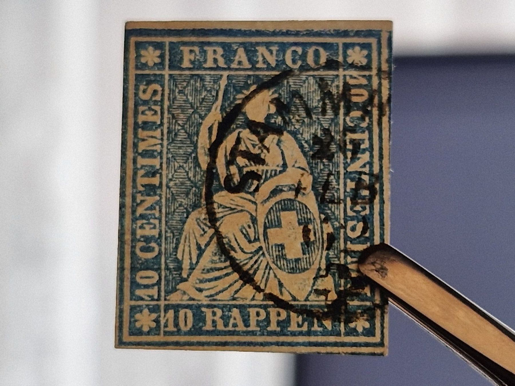 Tutti i francobolli: Strubel 23G, Stammheim, ab 1.- – Usato da Burgdorf venduto da Glossy01 4
