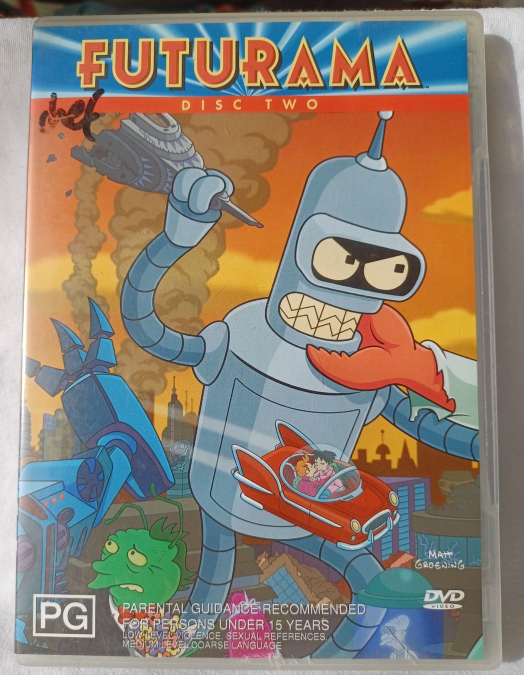 Alle DVDs: Futurama 1xDVD: Disc 2 der Staffel 2 – Gebraucht aus Zürich von DarioMario