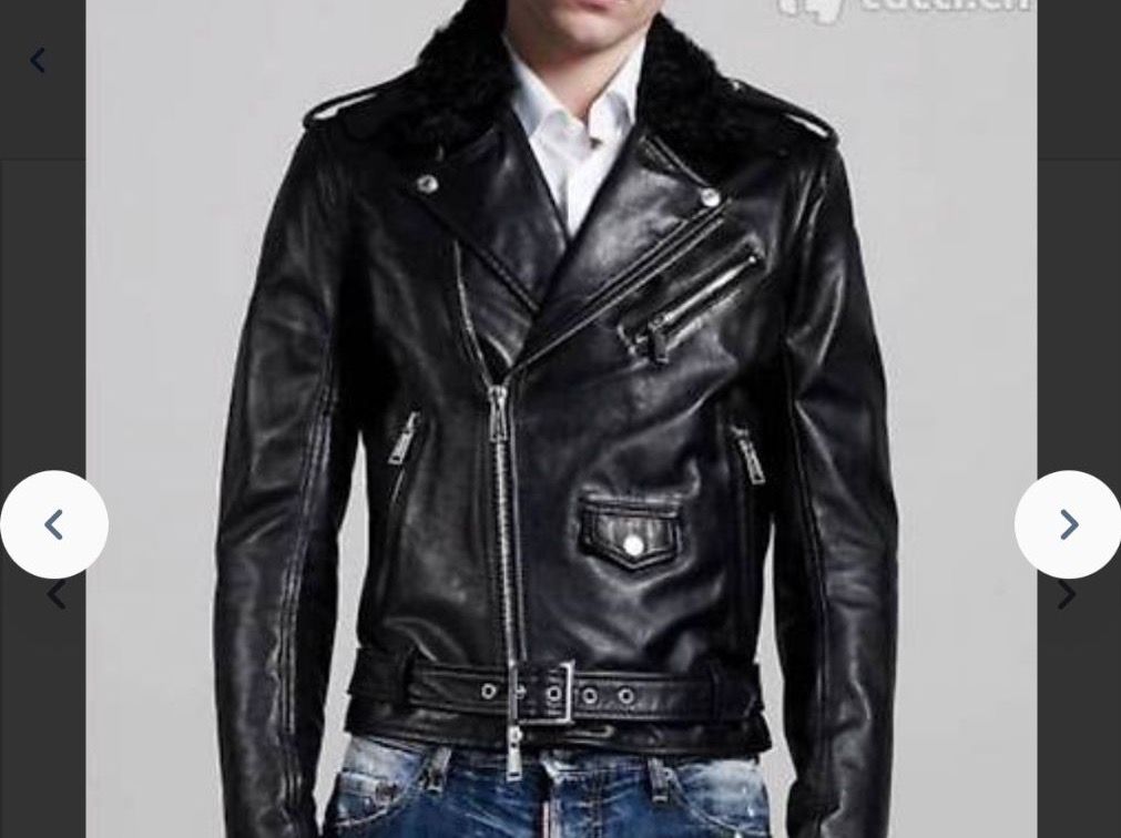 Dsquared2 Giacche: Dsquared Leder Jacke Gr. 48 – Usato da Zürich venduto da AryaLia 3