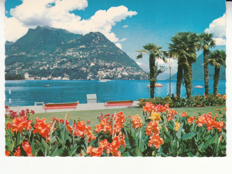 Cartoline postali: Lugano Paradiso ca. 1960 – Usato da Bürglen TG venduto da StampGraf