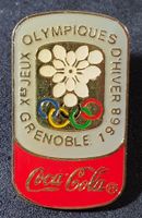 V390B Pin Coca Cola Olympic Games Olympiade - Grenoble 1968