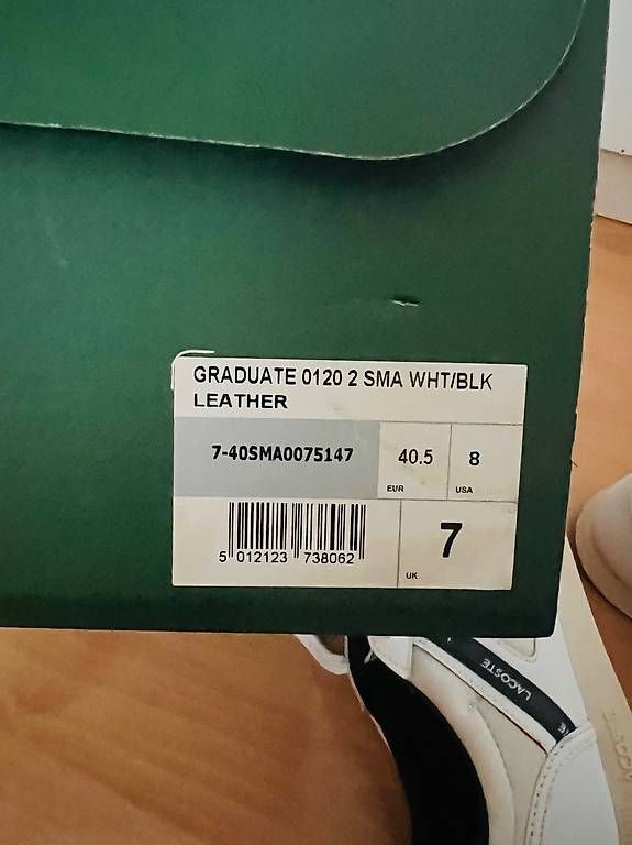 Scarpe da uomo: Lacoste chaussures t 40,5 ou 7  – Usato da Morges venduto da sla_vm75 1