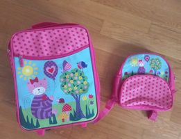 Set Koffer mit Rucksack