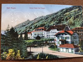 Alte Ansichtskarte Bad Ragaz, Grand Hotel Hof Ragaz, 1915