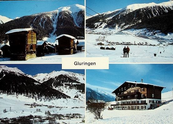 Cartoline postali: GLURINGEN Skilift – Usato da Jona venduto da philajona