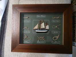 Bild Seemanns Knoten Schiff Nautik Knotentafel Segel Boot