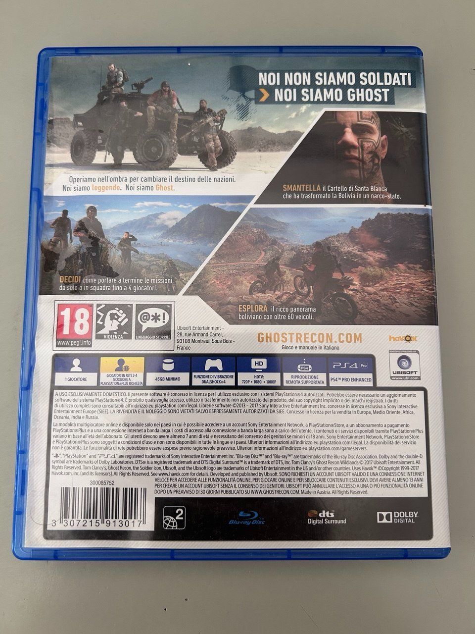Sony Giochi: Tom Clancy's Ghost Recon: Wildlands per PlayStation 4 – Usato da Giubiasco venduto da LorisVale 1