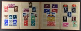 RUMÄNIEN, FOLDER MIT SÄTZEN 1957/58, **