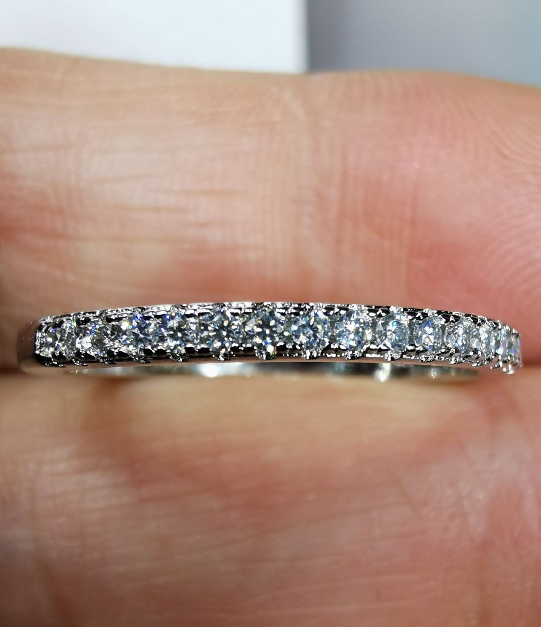 Anelli: Bague argent avec diamants de moissanite certifiés GRA – Nuovo e nell'imballaggio originale da Reconvilier venduto da Tsma67 3