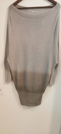PULLOVER/KLEID BE TWEEN, GR. S, M. IN ITALY, NEU, OIL WASHED