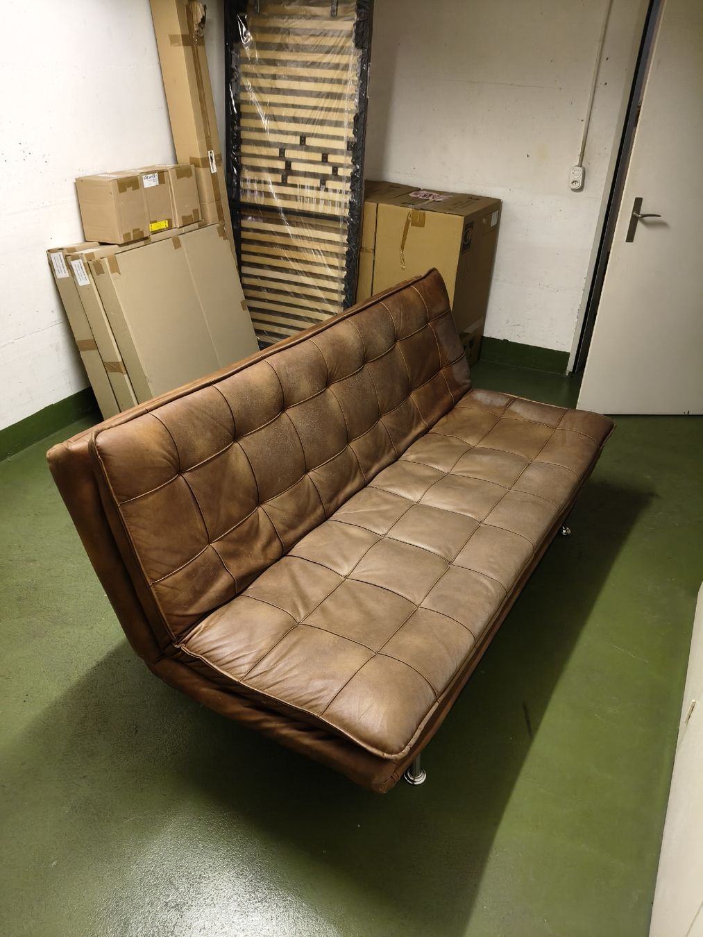 Sofas: Kunstleder Couch – D'occasion à Zürich par vej_48 1