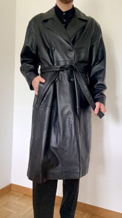 Leder Mantel