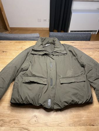 Zara Winter Jacke, Khaki, Grösse XL